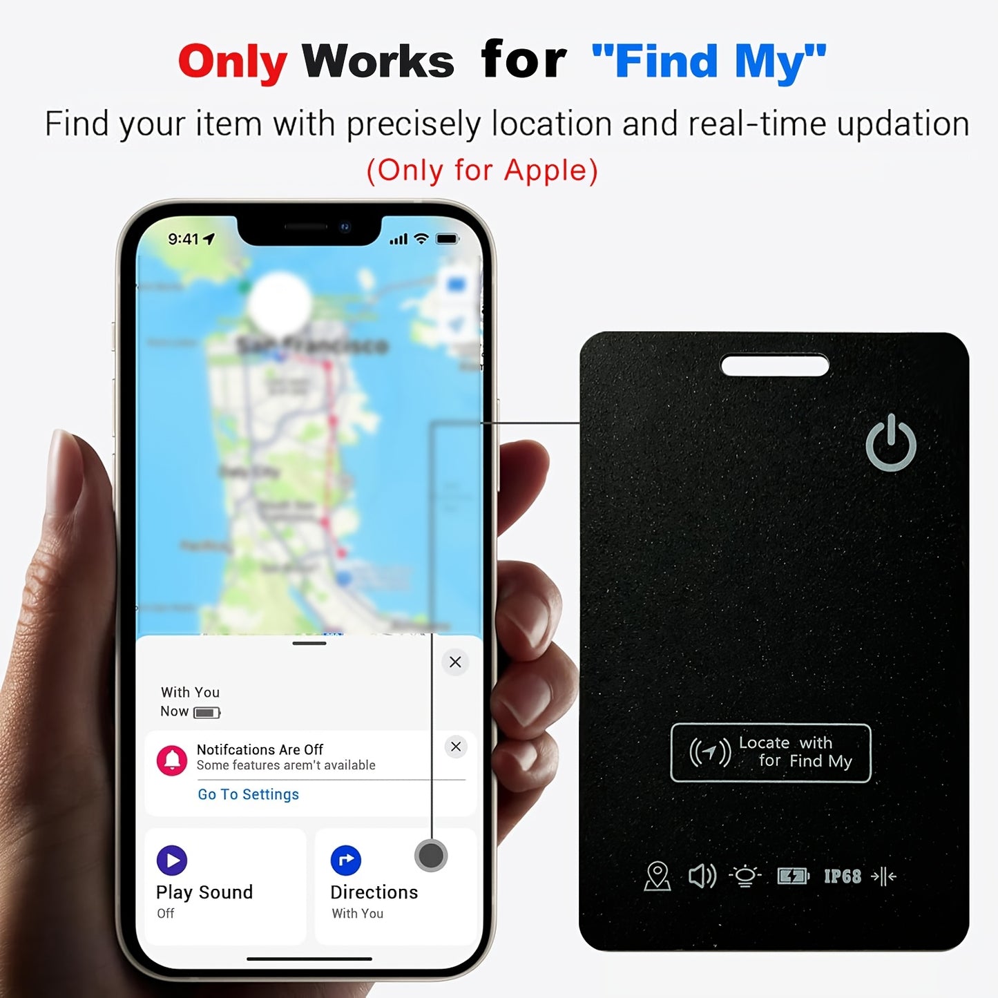 TrackSlim | Wallet Tracker - Ultra-Thin & Find My Compatible