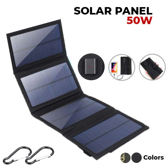 SunPack | 50W Portable Solar Panel Foldable Solar Cell Foldable