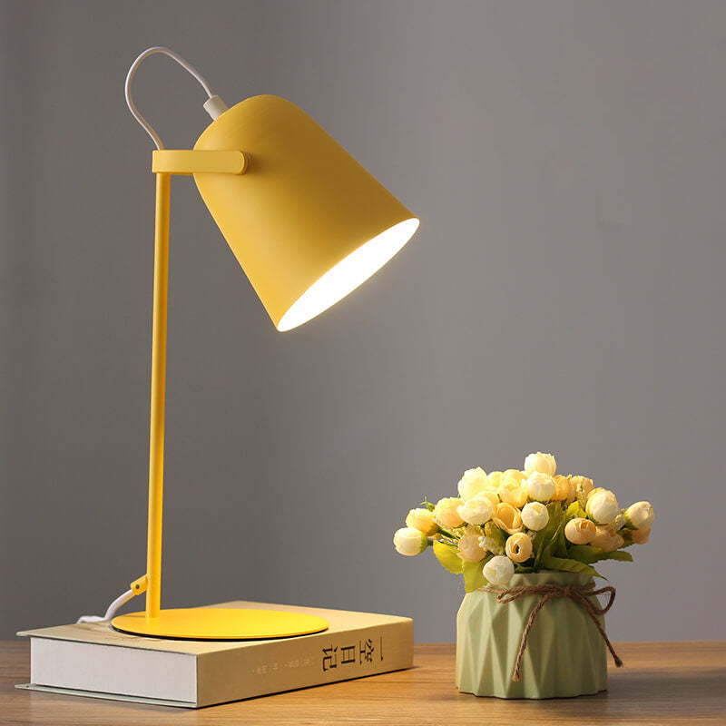ColorBeam | Nordic Macaron Colour, Creative Bucket Design, 1-Bulb Table Lamp