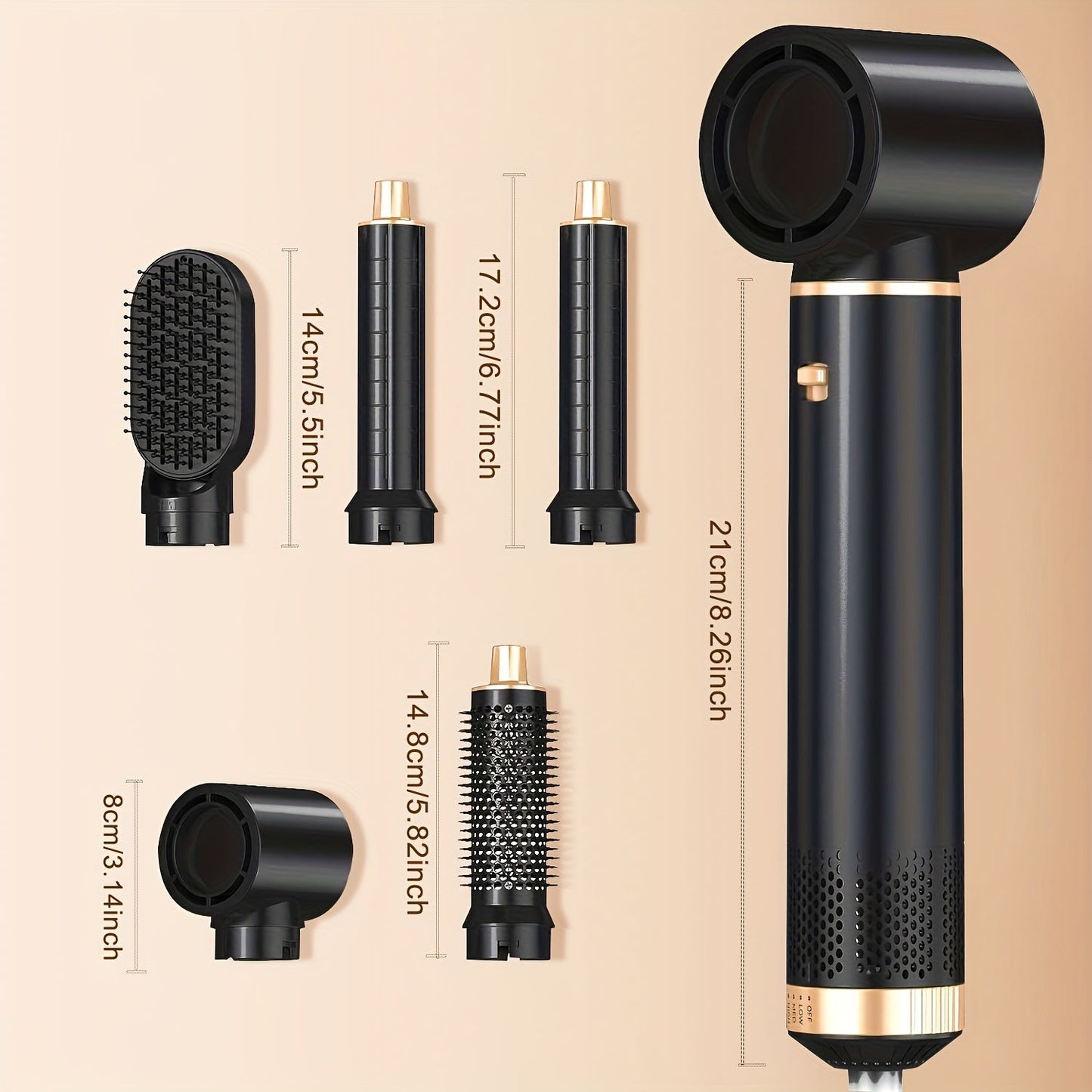 SilkForm | Women’s 5-in-1 Hair Tool – Quick Drying, Curling & Volume