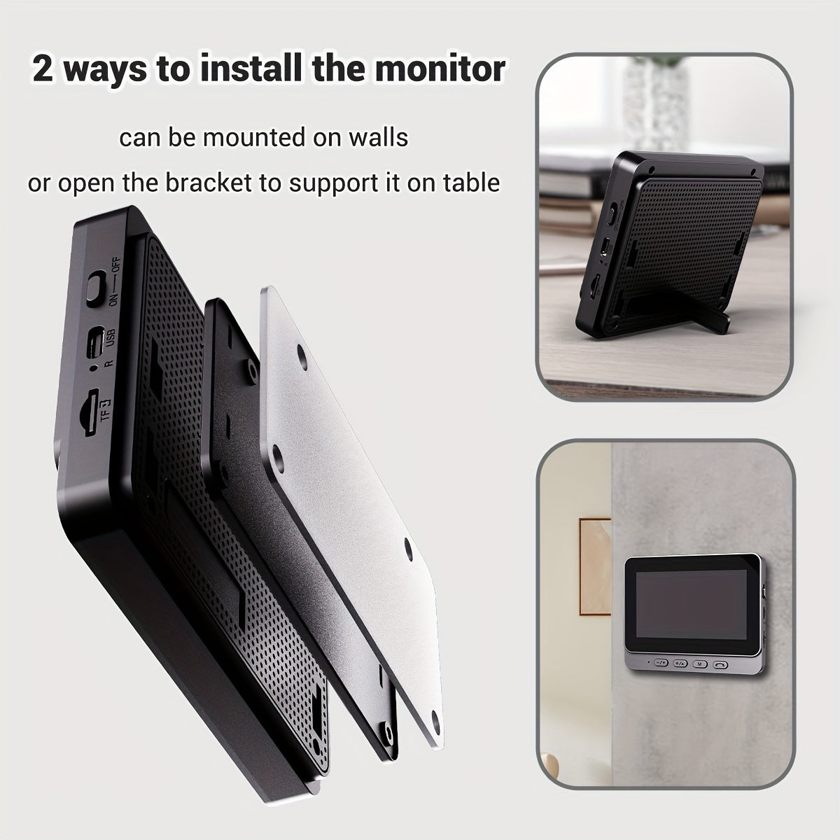 VisionBell | USB-Powered Video Doorbell with Touch Control