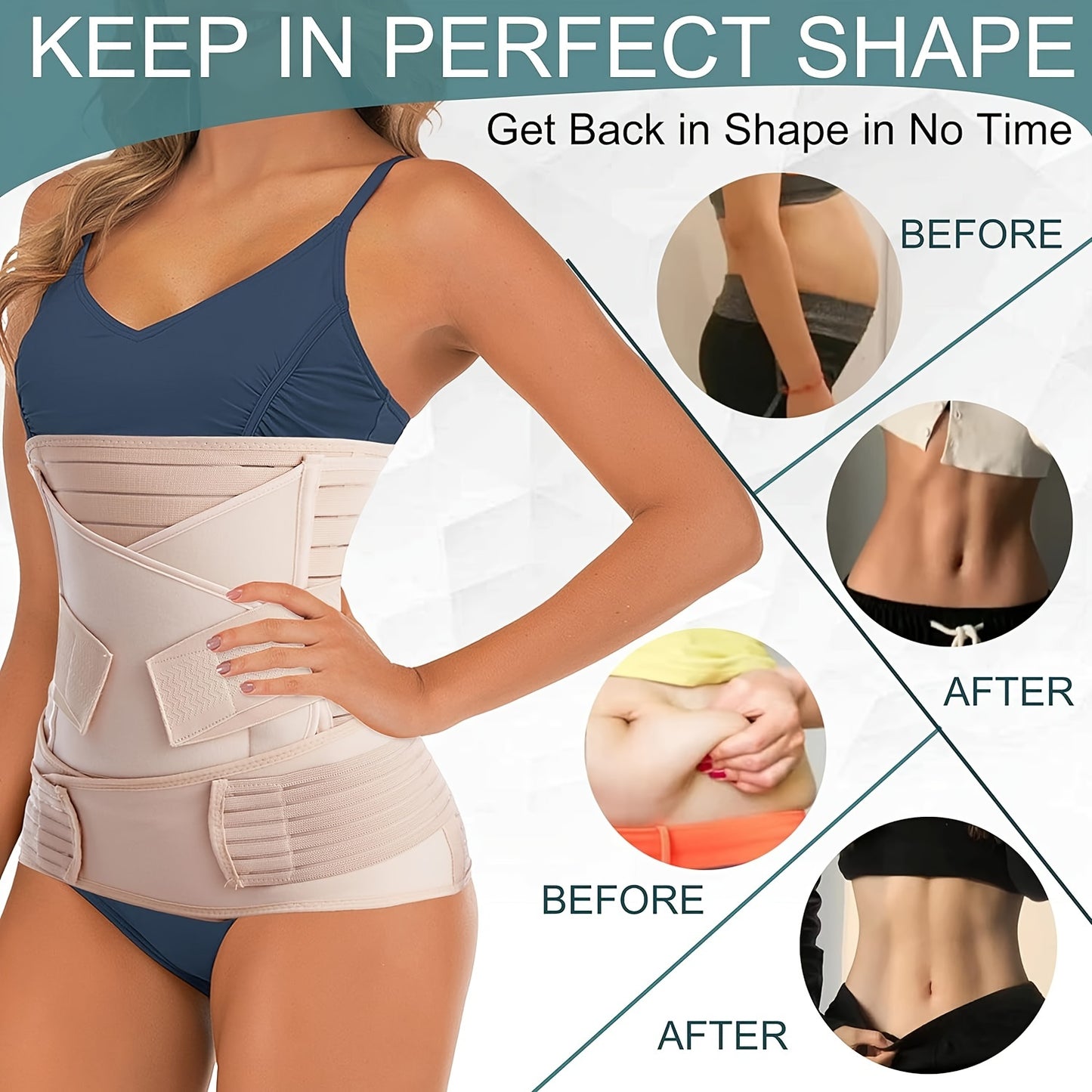MamaRecover | Recovery Wrap – Adjustable Belly & C-Section Relief