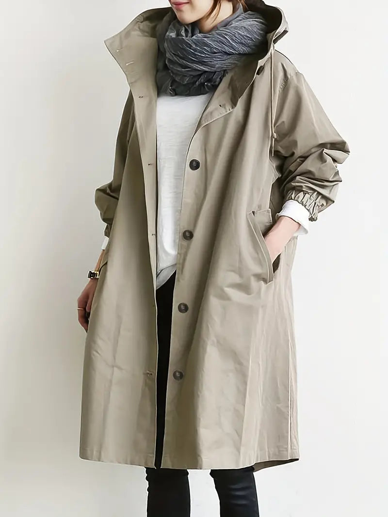 Aurelia | Sleek Waterproof Hooded Jacket | Women Fashion