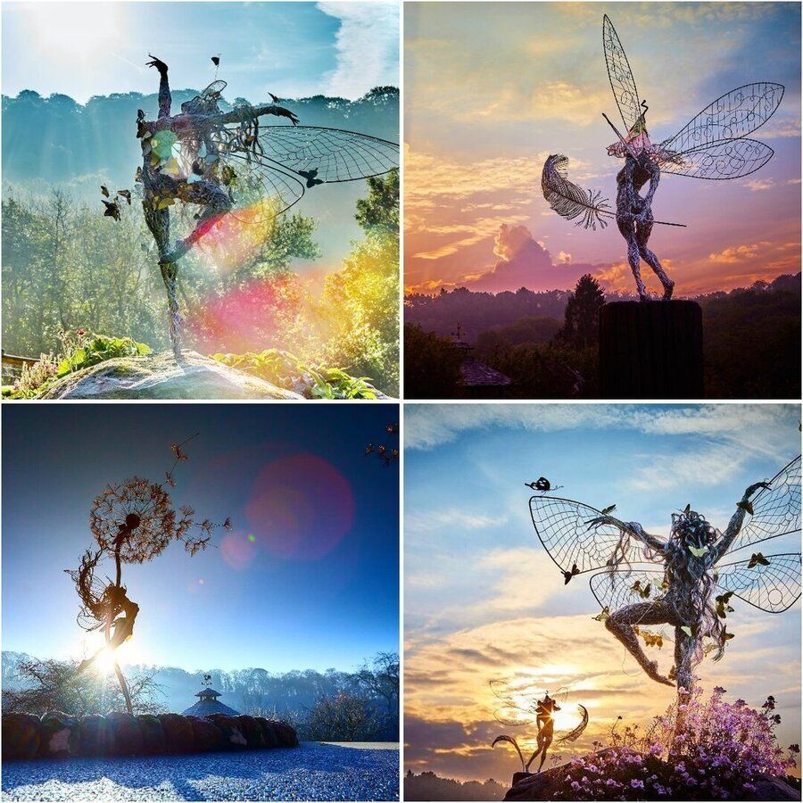 MythiLeaf | Magical Fairy Sculptures for Your Cottage Garden