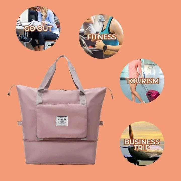 TravelFlex | Waterproof Foldable Travel Bag with Large Capacity