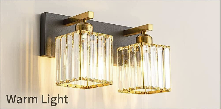 CrystalCube | Luxurious Crystal Wall Light