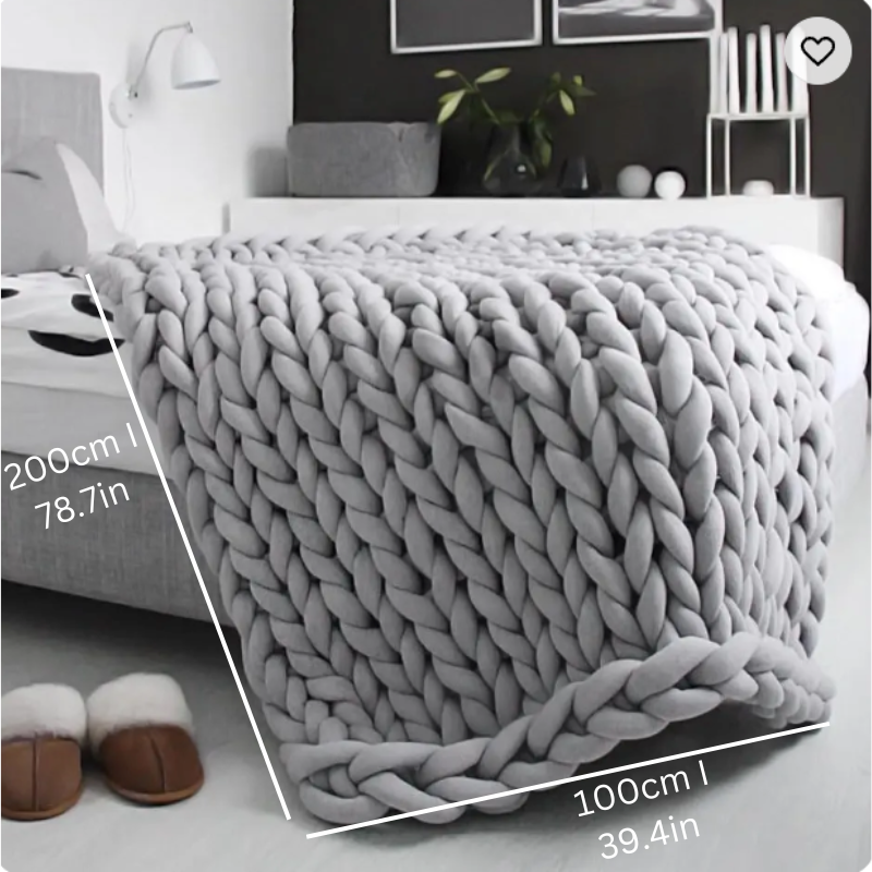 CuddleDream | Weighted Blanket Made from Organic Cotton for Restful Sleep