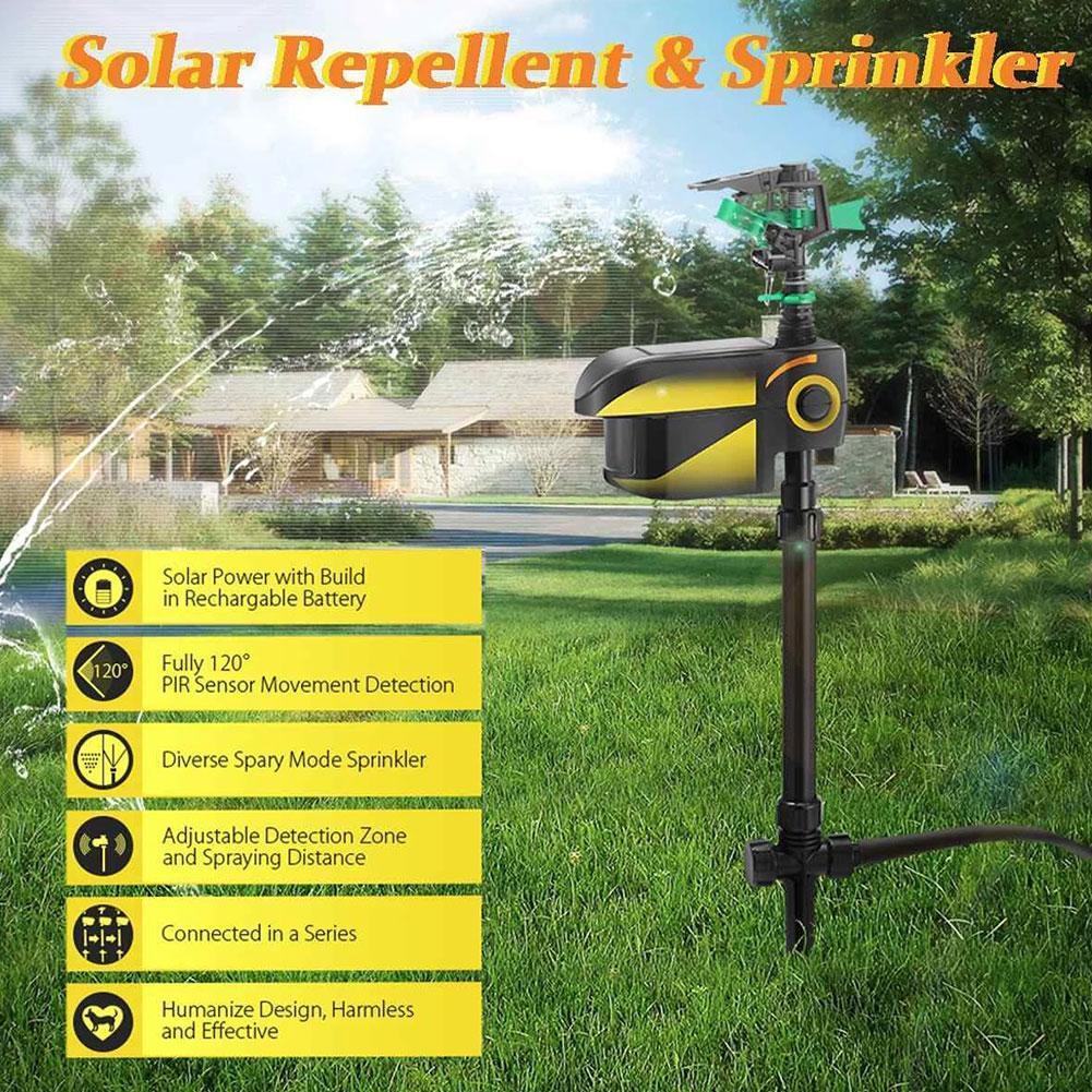 DeerGuard | Motion-Activated Sprinkler System for Deer with Solar Power