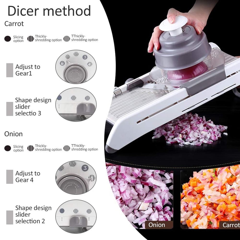 KitchenMaster | Quick, Precise, and Safe Vegetable Slicer