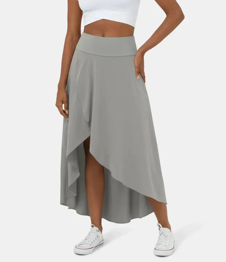 Variant image for Elegant Casual Midi Skirt for Women with Built-In Shorts - Comfortable & Stylish-46