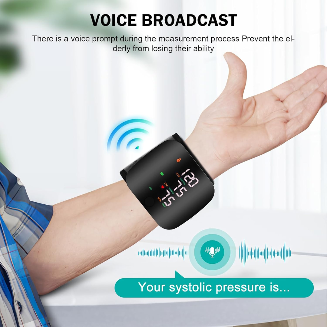HealthPro | LED Wrist Blood Pressure Monitor