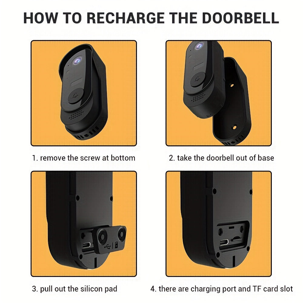 VisionBell | USB-Powered Video Doorbell with Touch Control
