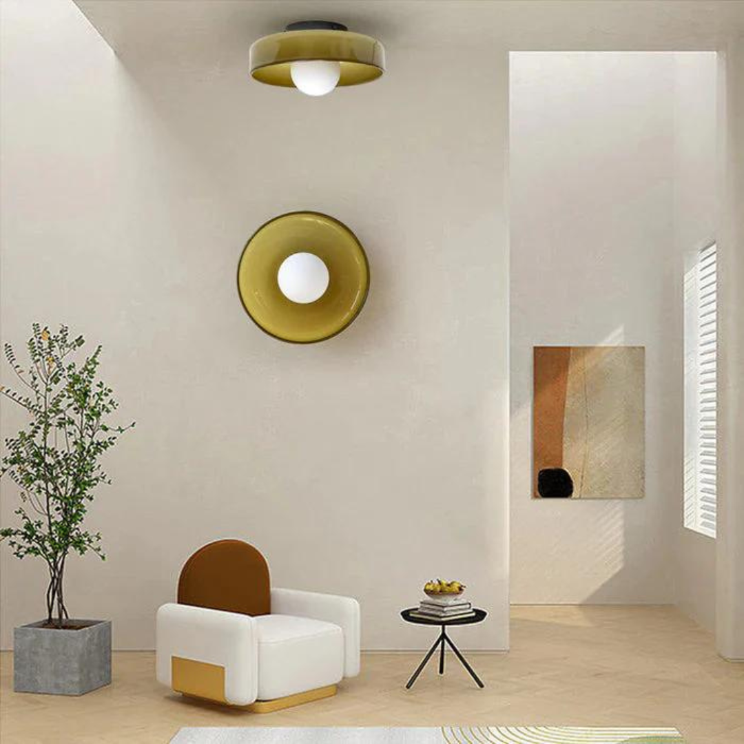 SkyLumi | Round Ceiling Light with Stylish Functionality