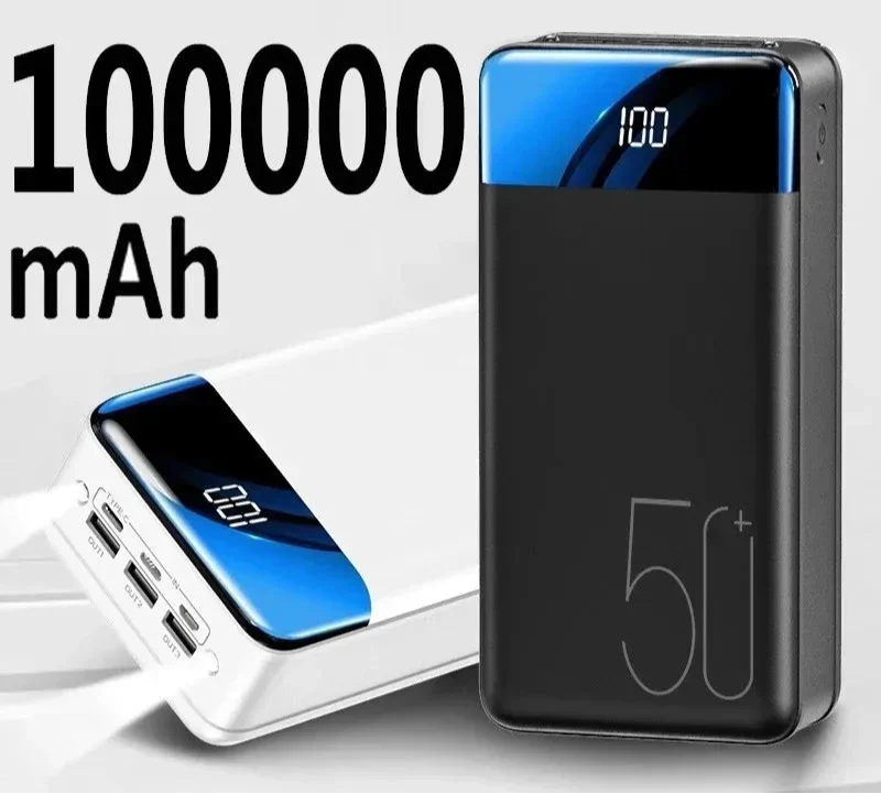 EnerPro | Power Bank with 100,000mAh & Multi-USB Outputs