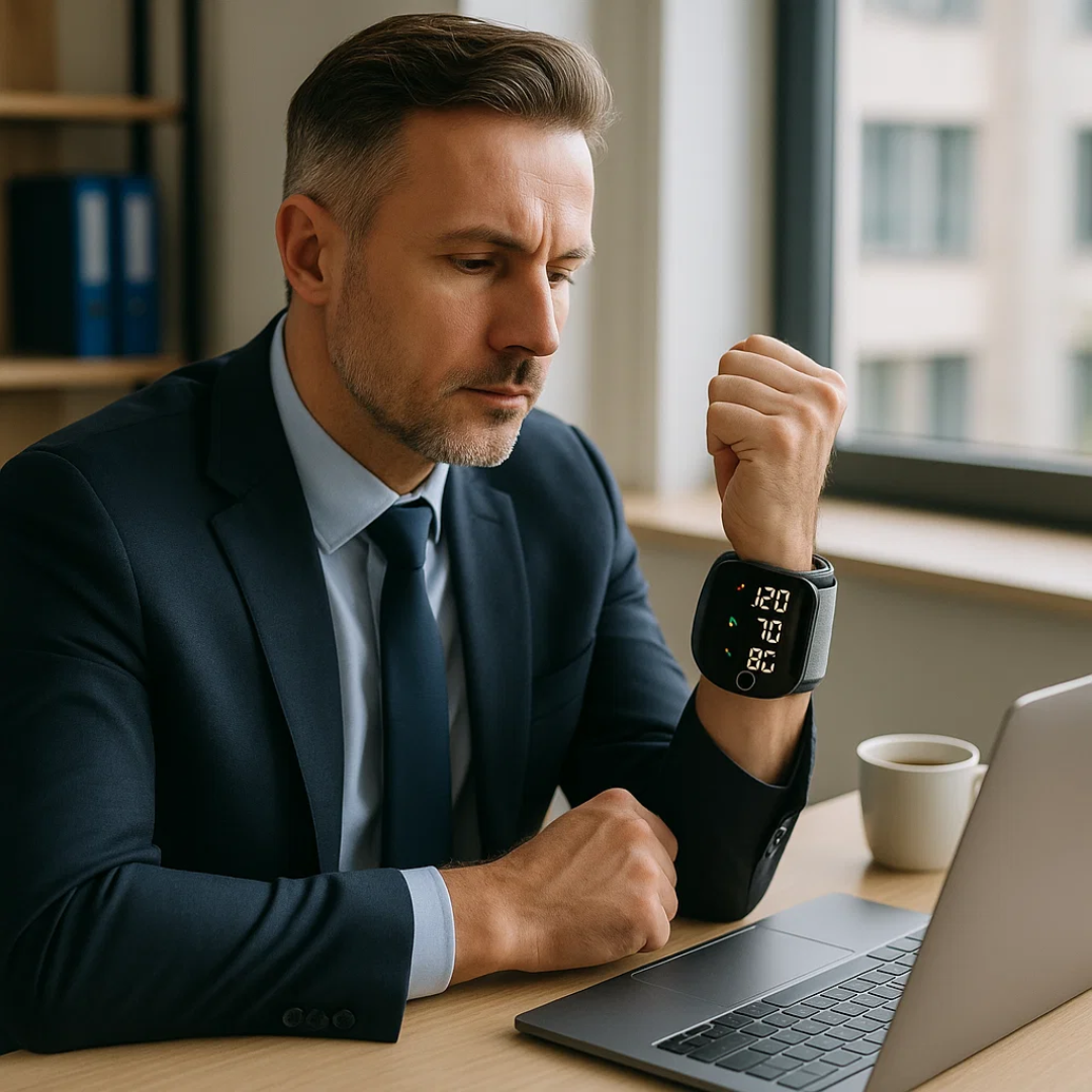 HealthPro | LED Wrist Blood Pressure Monitor