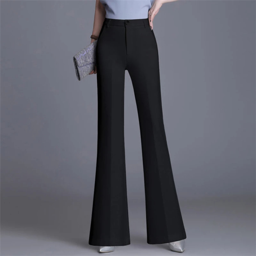 Variant image for Celeste | Women's Pants – Elegant Slim Fit Flared Design-6