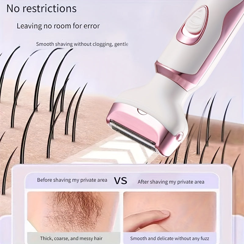 LuxeCare | Rechargeable ladies' shaver - Gentle 4-in-1 care everywhere