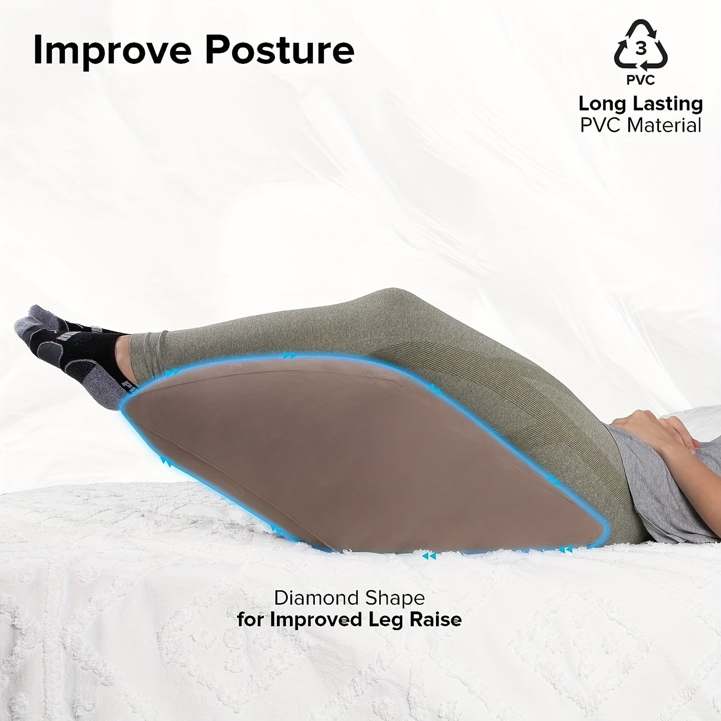 AirLift | Leg Elevation Pillow – Portable, Travel-Ready Design
