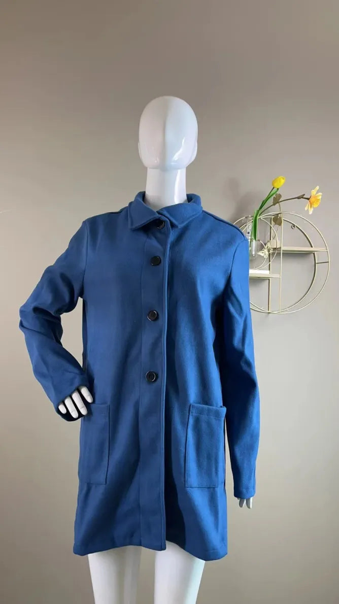 Clarisse | Refined Buttoned Coat with Timeless Style | Women