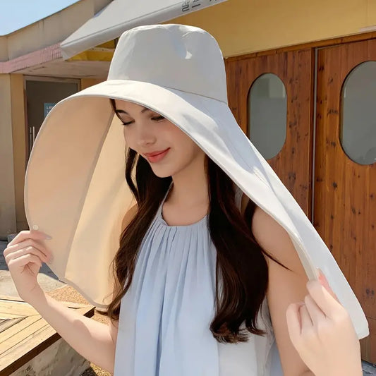 SunGrace | Elegant Sun Hat with Wide Brim for Women