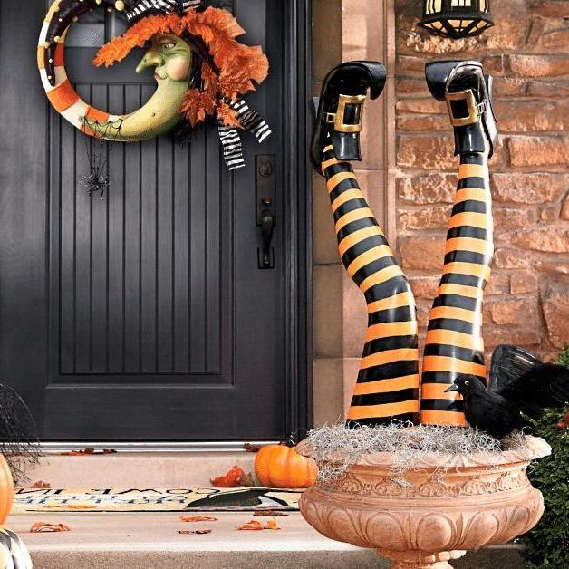 WitchLegs | Funny Witch Legs for Garden & Entrance