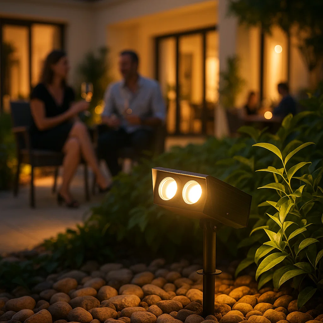 RayTuner | Waterproof LED Solar Multi-Zoom Spot Light Landscape Lighting RGB