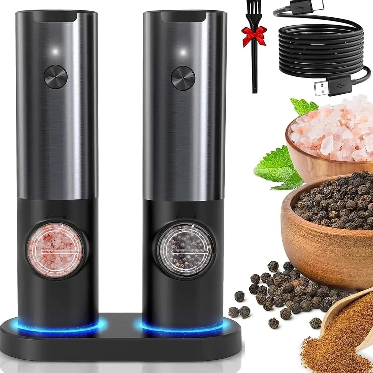 SpiceOne | Electric Mill with Rechargeable Battery & LED Light