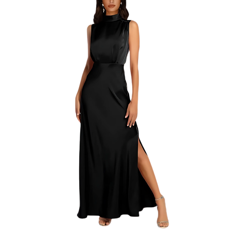 Amélie | Women's Maxi Dress – Elegant Halter Neckline for Formal Events-5