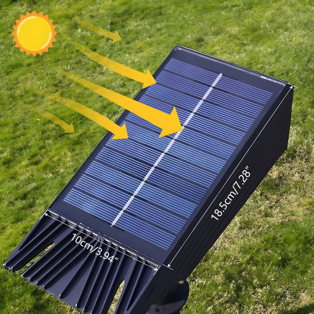 RayTuner | Waterproof LED Solar Multi-Zoom Spot Light Landscape Lighting RGB