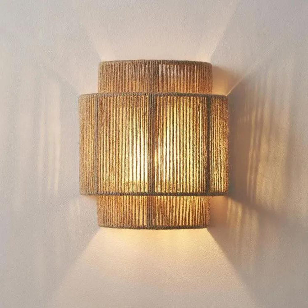 LustrousLayer | Minimalist Textured Wall Light