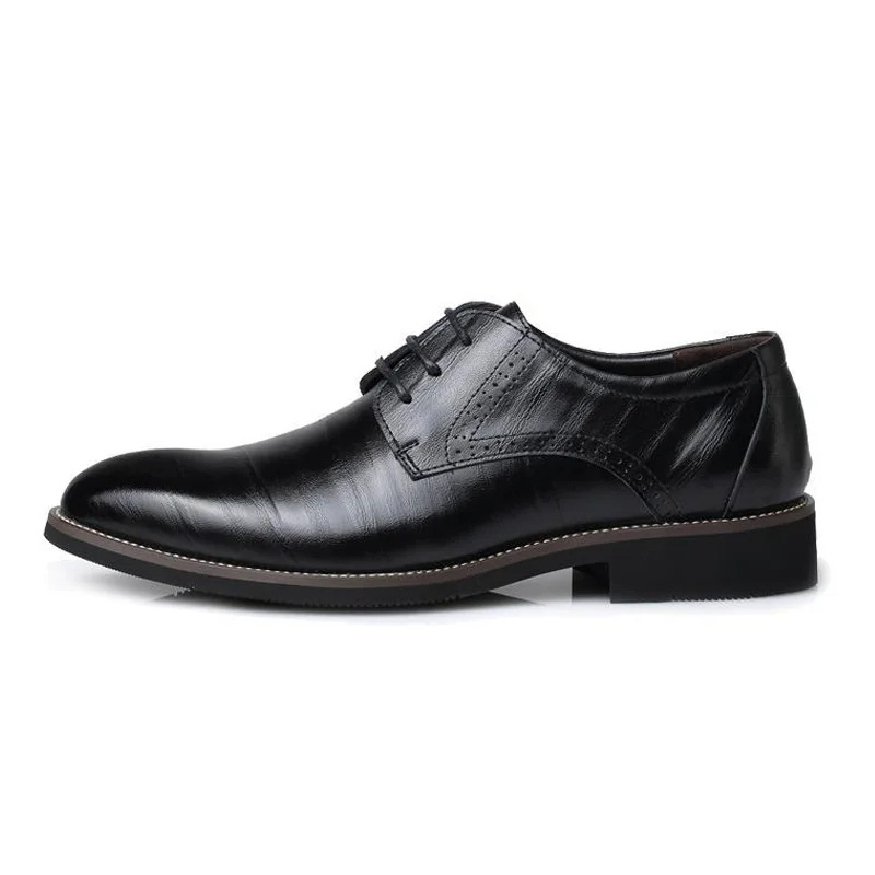 Eco-Friendly Men's Vegan Leather Oxford Shoes - Classic Lace-Up Comfort-2