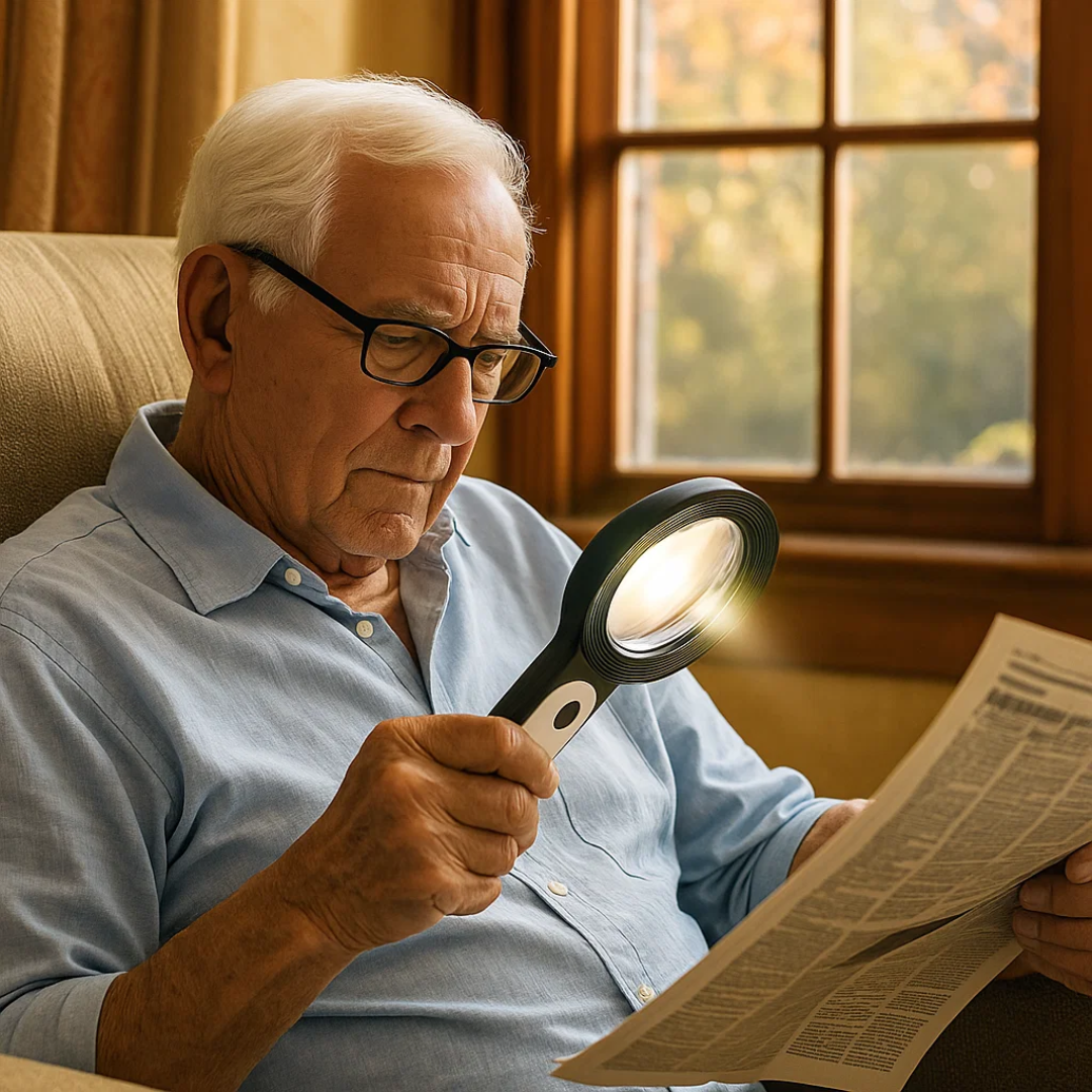 DetailMax | 30x magnifying glass for seniors