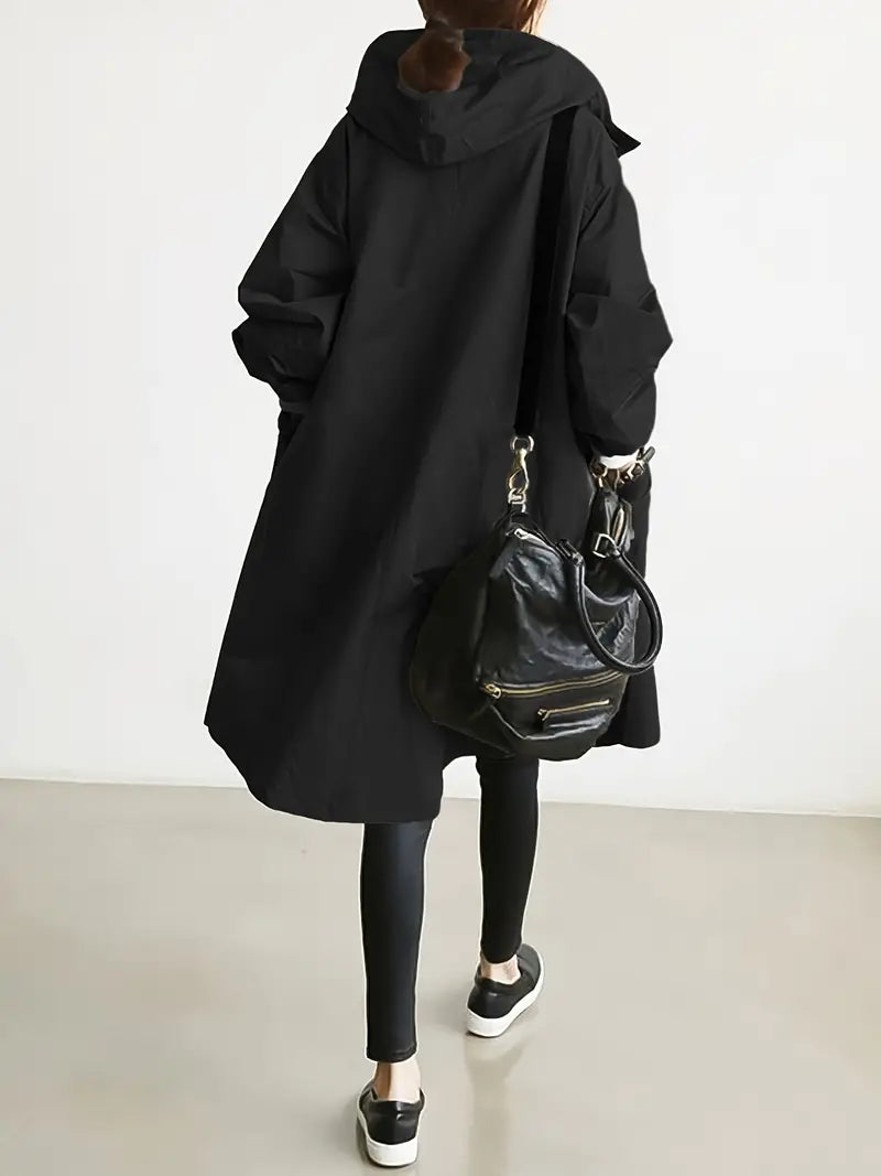 Aurelia | Sleek Waterproof Hooded Jacket | Women Fashion