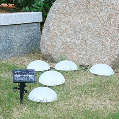 SolarDome | Half-Dome LED Garden Lights in a Set of 5