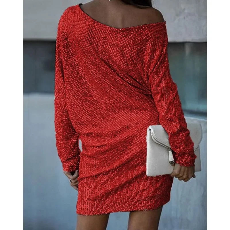 Vivienne | Elegant Contrast Sequin Sparkle | Women’s Fashion