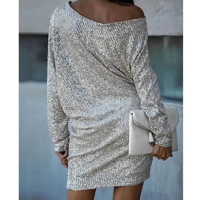 Vivienne | Elegant Contrast Sequin Sparkle | Women’s Fashion