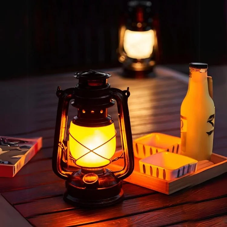 FlamaGlow | LED Camping Lantern – USB Rechargeable & Adjustable Brightness
