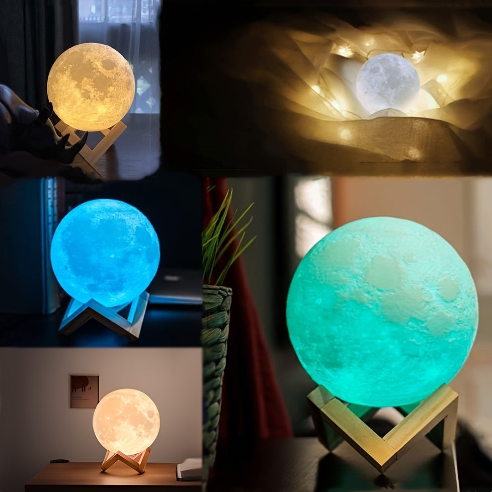 CelestiLight | Moon Night Lamp – Romantic Rechargeable Decor Piece