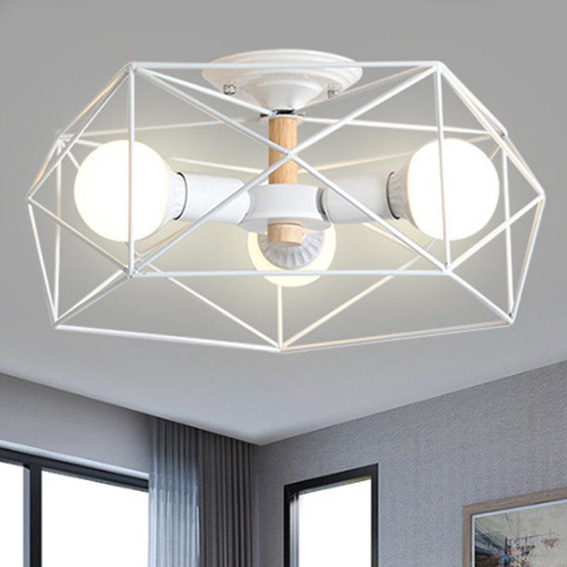 RadiantFrame | Stylish Open-Curve Ceiling Light