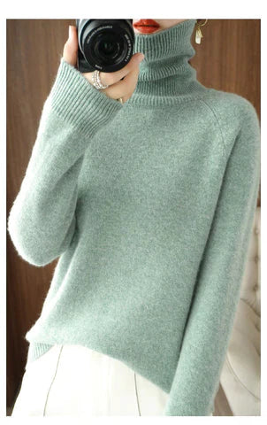 Cozy Cashmere White Jumper for Women - Stylish Ladies Knitwear Essential-4