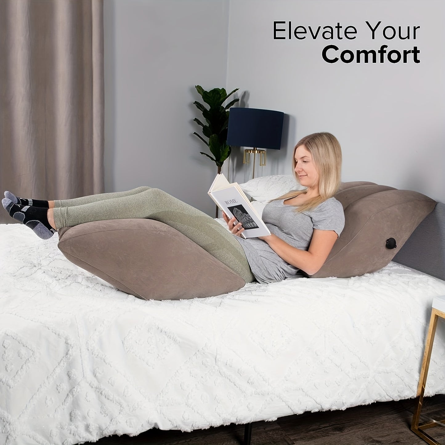 AirLift | Leg Elevation Pillow – Portable, Travel-Ready Design