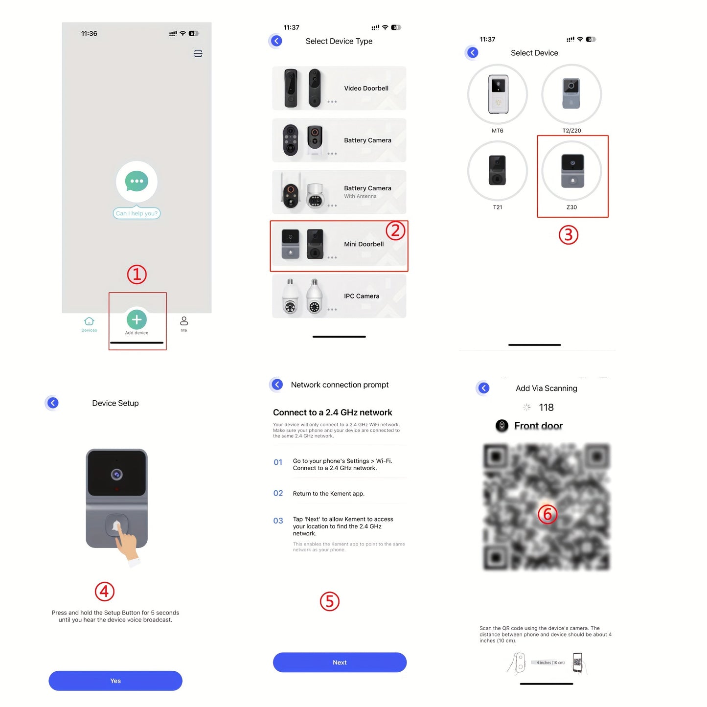 EntryCam | Battery-Powered Smart WiFi Doorbell for Home Security