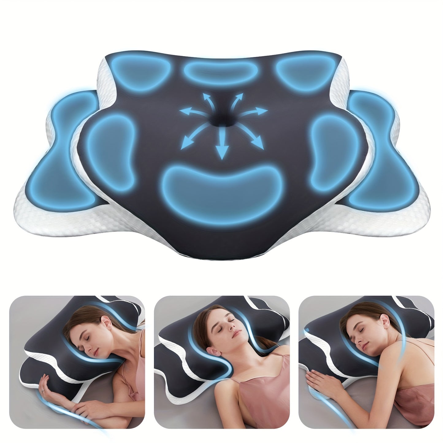 SleepMate | Ergonomic Neck Pillow for Rest & Support