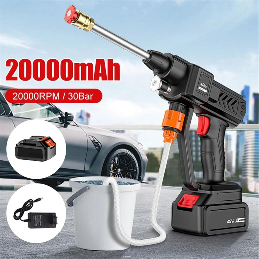QuickWash | Cordless High-Pressure Cleaner with 2 Batteries