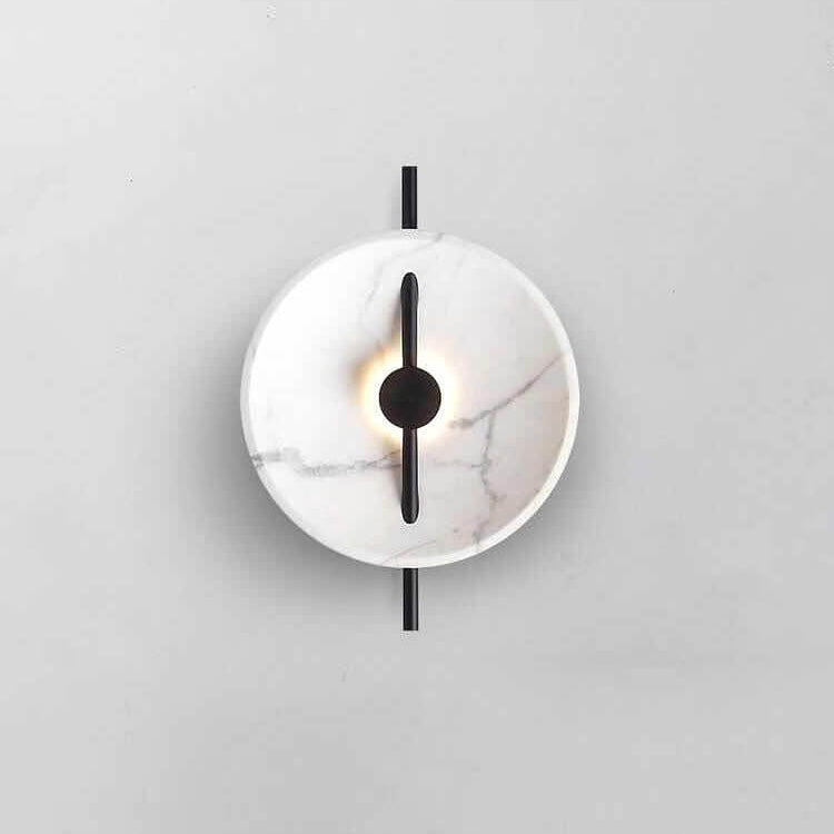 MarbleGlow | Elegant Round Wall Light