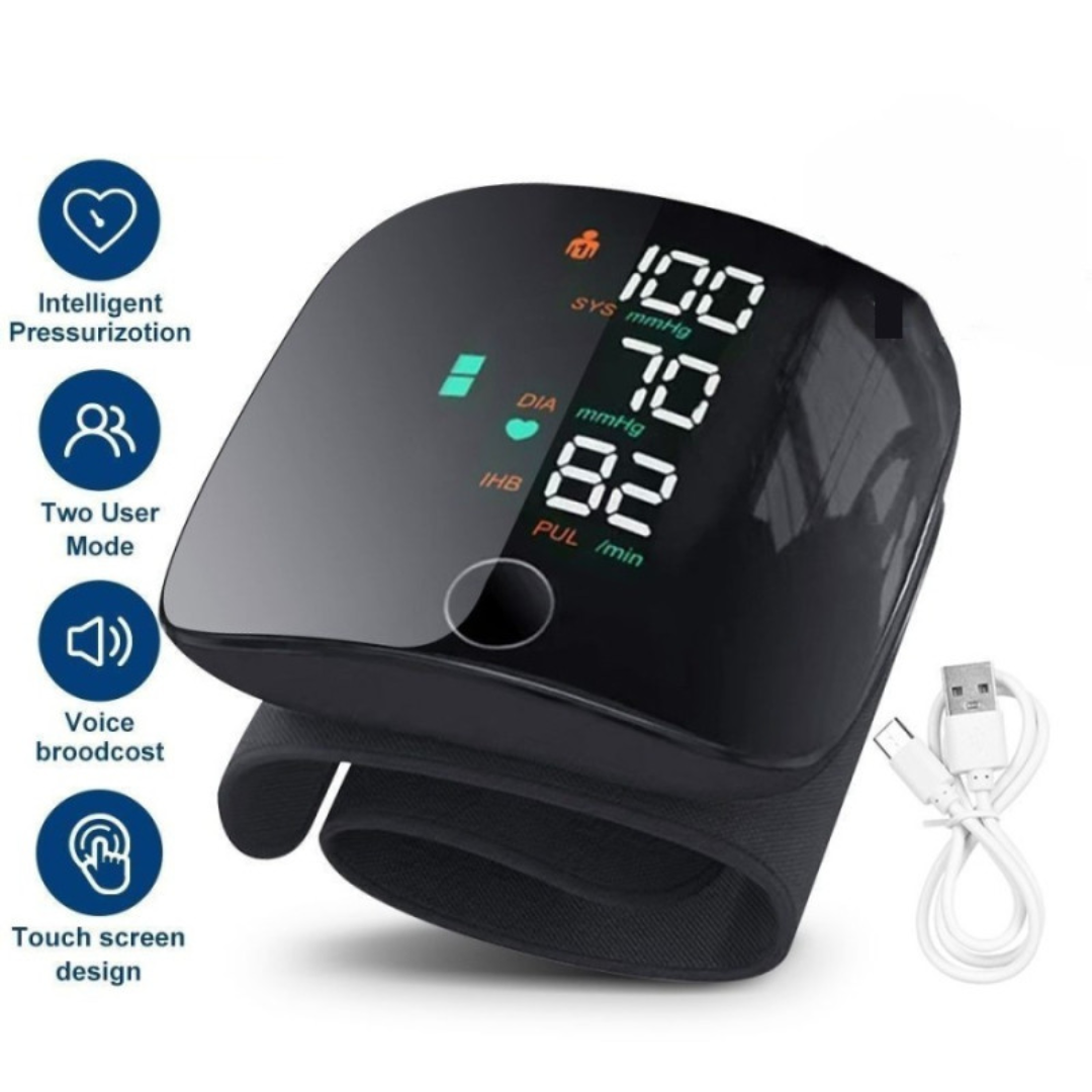 HealthPro | LED Wrist Blood Pressure Monitor