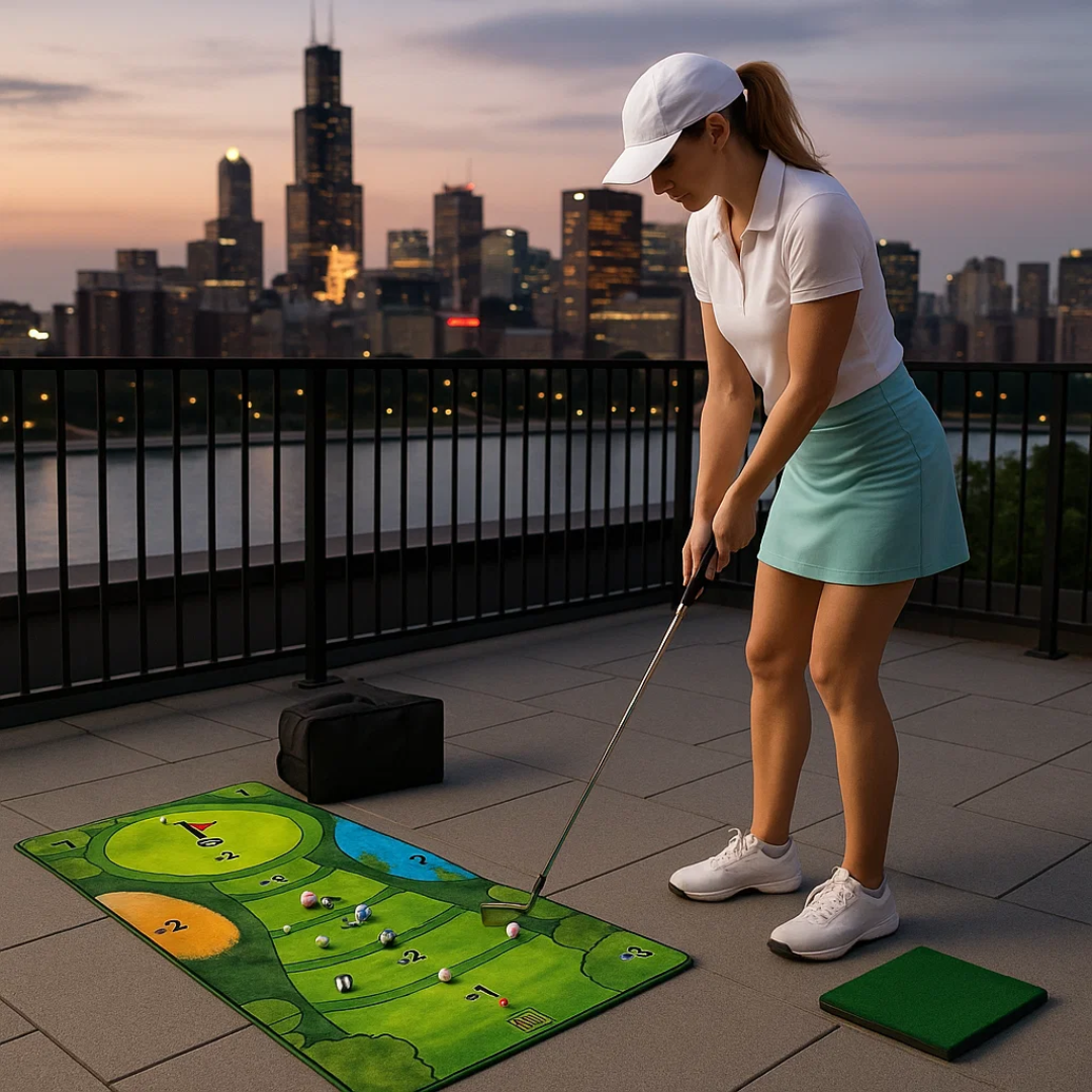 GolfPro | The Perfect Complete Set for Your Home Golf Green