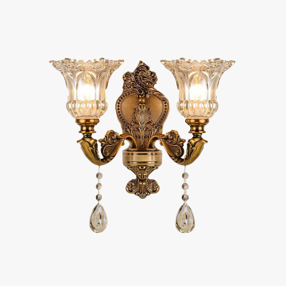 LumiHeritage | Elegant Vintage Gold Wall Light
