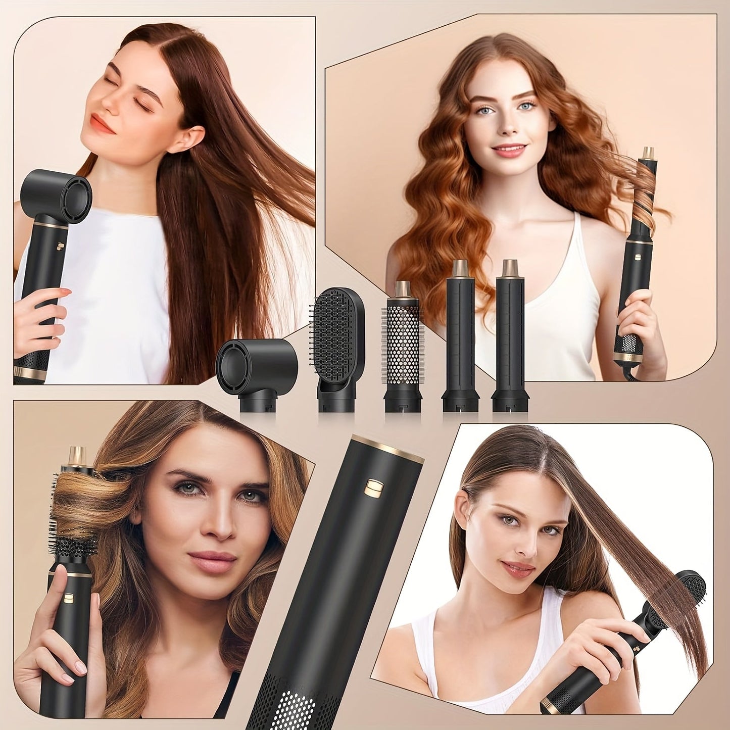 SilkForm | Women’s 5-in-1 Hair Tool – Quick Drying, Curling & Volume