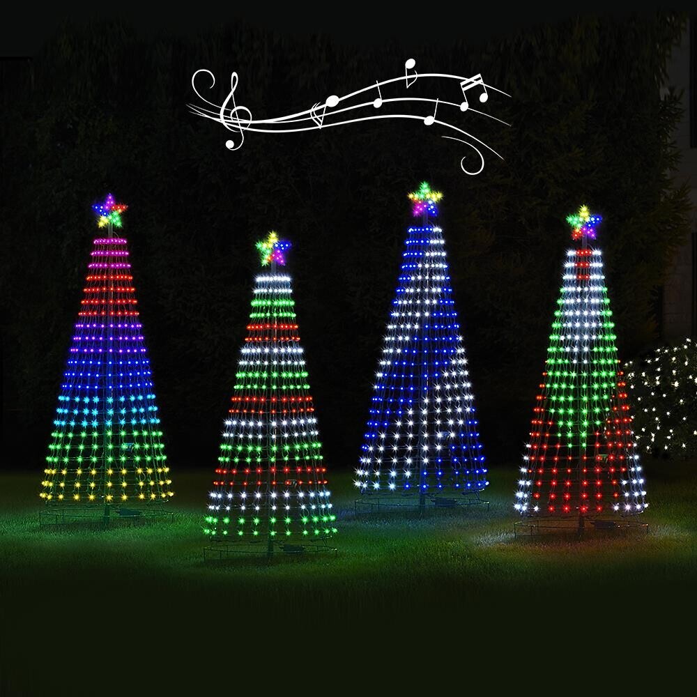 XmasRay | Multicolour LED Animated Outdoor Christmas Tree Light Show